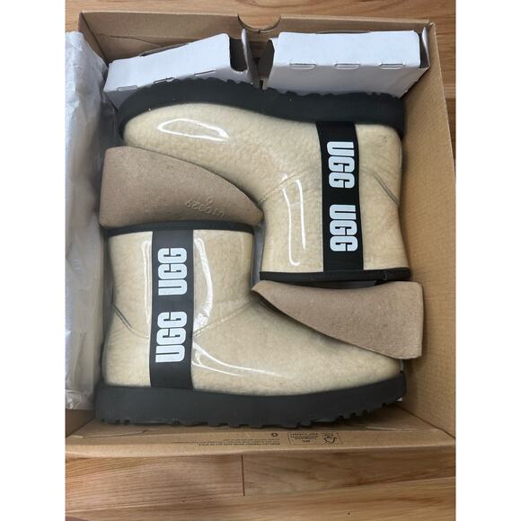 UGG: Classic Clear Mini Rubber Boot - Picture 1 of 10